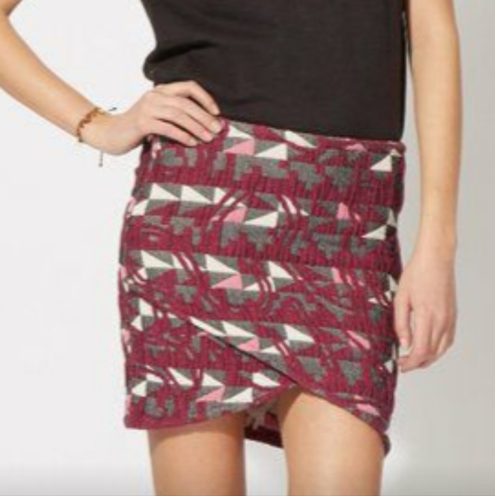 Maje Quilted Mini Skirt